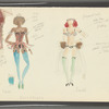 Dancin': Costume sketches for Ballerinas (Karen/Linda)