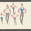 Dancin': Untitled costume sketches