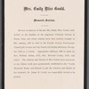 Mrs. Emily Bliss Gould