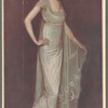 Reproduction of a painting of Ida Rubinstein as "La Pisanelle"
