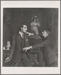Walter Hampden and Tully Marshall [reaching for gun] in the stage production The City