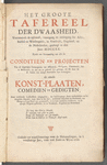 Het groote tafereel der dwaasheid
