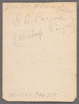 Daniel Alexander Payne  (Bishop Payne).