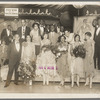 Group portrait of beauty contestants, possibly sponsored by the Inter-state Tattler magazine, at the Savoy Ballroom in Harlem