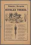 Memorias y recepción en los profundisimos infiernos del bandido Nicolas Torres.