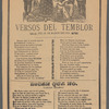 Versos del temblor del 26 de marzo de 1908