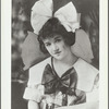 Publicity portrait of Alice Whitman dressed in bows
