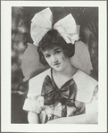 Publicity portrait of Alice Whitman dressed in bows