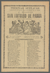 Tiernas Suplicas con que invocan las jovenes de 40 años al milagroso San Antonio de Padua pidiendole su consuelo
