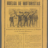 Nota Sensacional Huelga de Motoristas