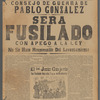 El Boletin. Consejo de Guerra de Pablo Gonzalez...