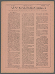 Carta Abierta Al Sr. Gral. Pablo González