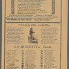 El Cancionero Popular, Hoja Num. 19