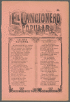 El Cancionero Popular, Hoja Num. 25