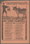 Legitimos versos de Lino Zamora