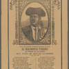 Funebres Recuerdos de Ponciano, el Distinguido Torero Mexicano