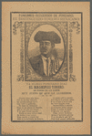 Funebres Recuerdos de Ponciano, el Distinguido Torero Mexicano