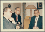 Samuel Barber with Dmitri Shostakovich and unidentified person
