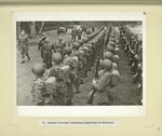 General Sikorski reviewing paratroops in Scotland.