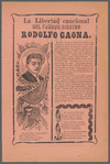 La Libertad Caucional del Famoso Diestro Rodolfo Gaona.