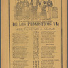 La Continuacion, Señores, De Los Pronosticos Va; Aprendaselos de Memoria Que Ya Se Van A  Acabar.