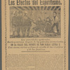 Espanto General. Los Efectos del Espiritismo.