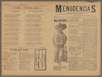 Menudencias. Periodico Dependiente del Pueblo. México, Setiembre 22 de 1919