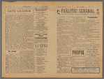 Menudencias. Periodico Dependiente del Pueblo. México, Setiembre 22 de 1919