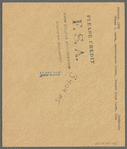 Thomas W. Beede, resettlement client, Western Slope Farms, Colorado