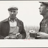 Farmers at cornhusking contest, Marshall County, Iowa