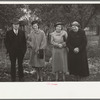 Spectators at cornhusking contest, Marshall County, Iowa