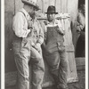 Farmers at rural auction, Pettis County, Missouri