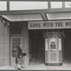 Flags of the Confederacy displayed at movie house on Lincoln's birthday, Winchester, Virginia