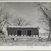 Adobe home almost completed. Bosque Farms, New Mexico
