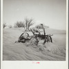 Buried farm machinery. Cimarron County, Oklahoma