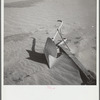 Plow covered by sand. Cimarron County, Oklahoma