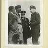 General Sosnkowski conferring with General Anders, and Minister Strassburger, and Air Force Inspector Col. M. Izycki.