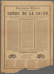 Verdadera imagen del Sr. de la Salud que se venera en Mezuititlán de la Sierra. Estado de Hidalgo