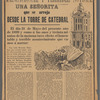 ¡Sensacional y Terrible Noticia! Una señorita que se arroja desde la torre de la Catedral.