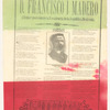 Saludo y felicitación al Señor D. Francisco I. Madero al tomar posesión de la presidencia de la República Mexicana