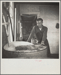 Washing oysters. Rock Point, Maryland