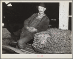 Rehabilitation client with his tobacco crop. Oxford, North Carolina