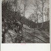 Road construction. Garrett County, Maryland