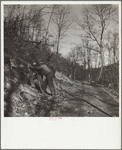 Road construction. Garrett County, Maryland