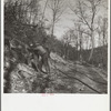 Road construction. Garrett County, Maryland