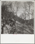 Road construction. Garrett County, Maryland