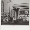Scene along Bathgate Avenue in the Bronx, a section from which many of the New Jersey homesteaders have come, New York