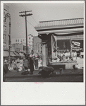 Scene along Bathgate Avenue in the Bronx, a section from which many of the New Jersey homesteaders have come, New York
