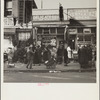 Scene along Bathgate Avenue in the Bronx, a section from which many of the New Jersey homesteaders have come, New York