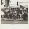Scene along Bathgate Avenue in the Bronx, a section from which many of the New Jersey homesteaders have come, New York